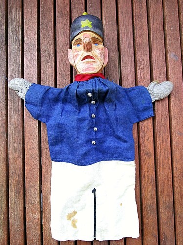 Alte kasperle handpuppe - alte,
