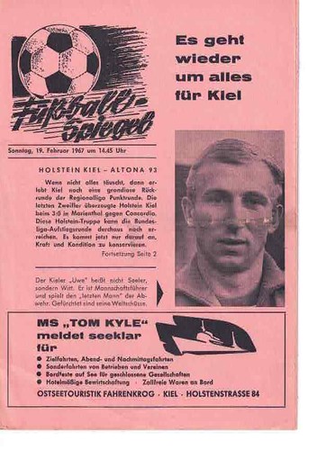 Fussball programmheft 66 - , 66/67