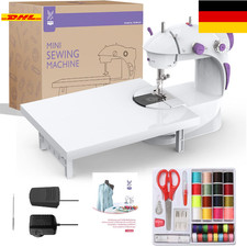 Mini Nähmaschine mit Verlängerungstisch | 201 Ausgabe | Eingebauter Lampen