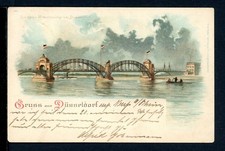 AK Düsseldorf 1899 Oberkasseler Brücke (PK0155