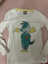 Puma Langarm Shirt Tabaluga Drache Gr 128