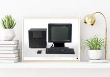 NeXT cube computer poster A