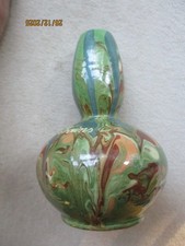 Keramik Majolika Vase Marke am