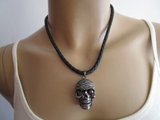 Strass Collier Hals Kette kurz