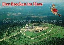 Brocken Harz Luftbildaufnahme Brockenhexe
