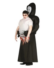 Aufblasbares Faschings Kotüm Tod | Huckepack Kostüm