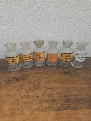 Apothekerflaschen 6er set - apothekerflaschen,