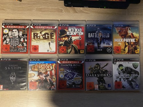 Ps3 spiele sammlung red - 10, x