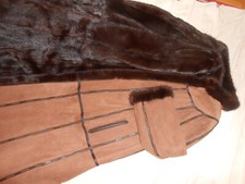 Echt Nerz Pelz Mantel