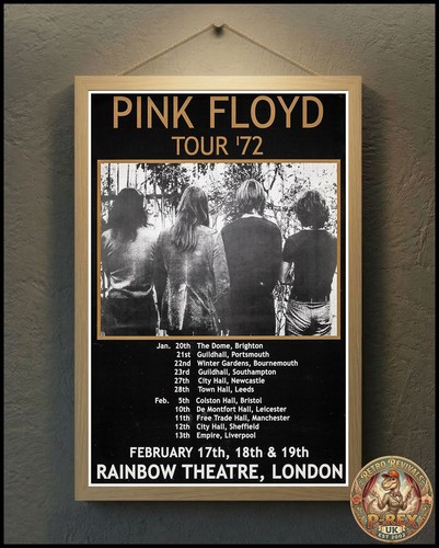 Pink floyd 1972 repro - repro, tour