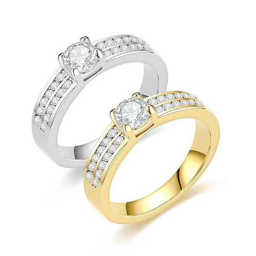 Ring gold silber mit - gold,