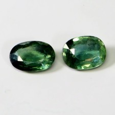 Paar 2pcs Oval Schliff Heizbar