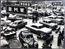 Altes Pressefoto BMW Autohaus