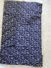 Retro 80er DDR Stoff blau Blumencamouflage