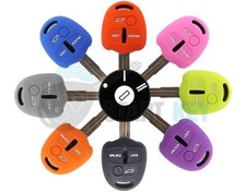 Mitsubishi Schlüssel Silikon Hülle Pajero Grandis L200 Lancer Outlander 3 Tasten