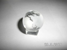 Kristallglaskugel Erde ca