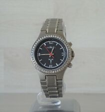 Tempic Damenuhr Funkuhr Titanium Silber Quarz Uhr Armbanduhr Analog W311