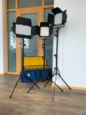 3x LED Videoleuchten Set Bi-color | Lichtkoffer | Studiolicht | Dauerlicht | TOP