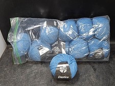 Lana Grosso Elastico 11 Knäuel blau Wolle Wollknäuel 50 Gramm