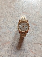 Meister Anker Armbanduhr Herrenuhr Edelstahl Flexband Gold Quarz