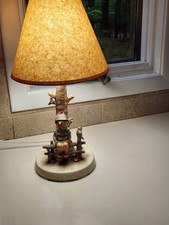 Goebel Hummel Lamp Boy Sitting