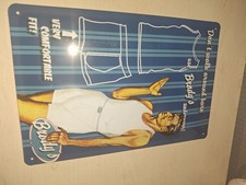  Emailleschild Männer Underwear 30 x 20 cm