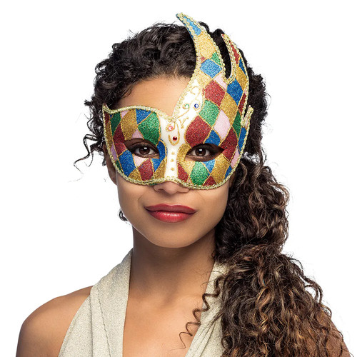 Augenmaske venice jester - augenmaske,