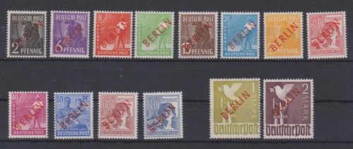 1948 berlin rotaufdruck minr - 1948,
