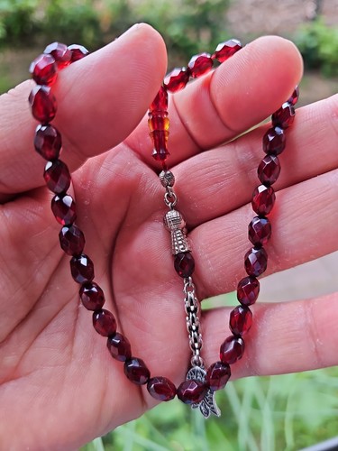 Antike cherry amber bakelite - cherry,