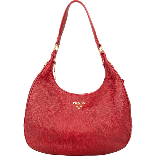 Prada red vitello daino - red,