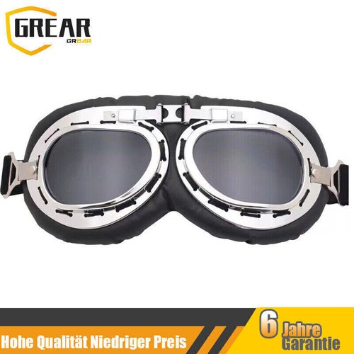 Retro motorradbrille - retro,