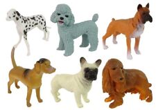 6 st Rassehunde Set 9 cm Tiere