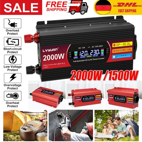 2000w 1500w spannungswandler - 2000w/1500w,