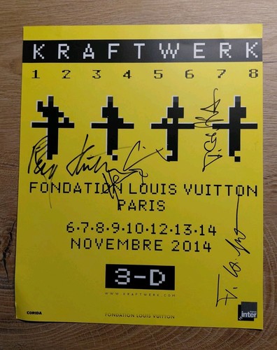Signiertes kraftwerk tour - signiertes,