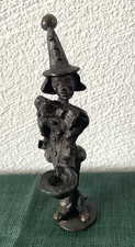 Harlekin/Clown mit Hut Bronze