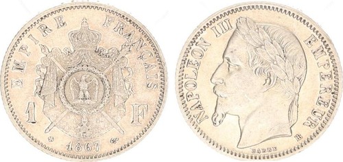 Franc frankreich - 1,
