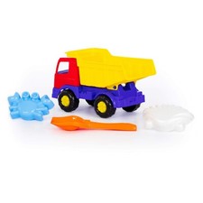 WADER Kipper Mirage Sandgarnitur Set 4-tlg. Spielzeug Fahrzeug Sandspielzeug