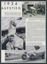 AUTO UNION Rennwagen Silberpfeile Hans Stuck GP Nürburgring Zwickau Porsche 1934