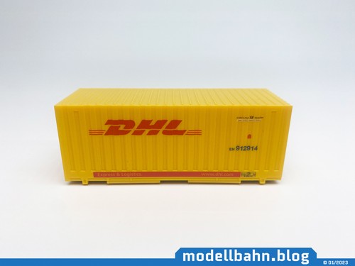Gelber wechselkoffer dhl in - gelber, "dhl"