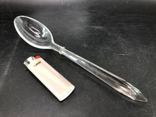 alter Salatlöffel aus klarem Glas➡️ca. 23cm Glaslöffel