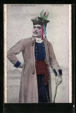 Ansichtskarte Junger Mann in polnischer Tracht 