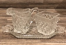 Vintage Kristall Servierset