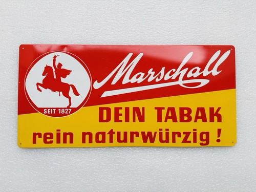 Blechschild marschall tabak - blechschild,