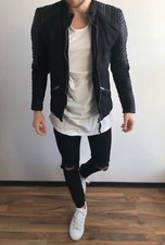 Neu Tigha Jacke Lederjacke