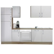 Küchenblock - weiß Hochglanz