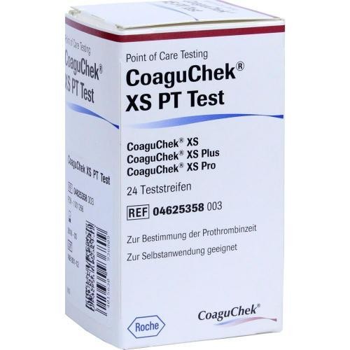 Coaguchek test 24st - coaguchek, xs