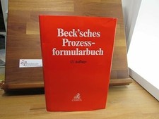 Beck'sches Prozessformularbuch