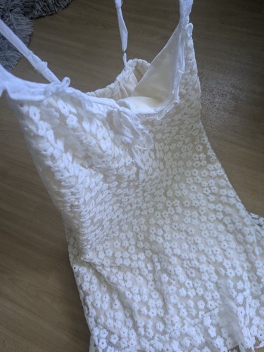 Kleid weiß creme mit - s,