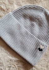 MARC O'POLO MÜTZE, GRAU, WEICHE BAUMWOLLMISCHUNG, NEU!