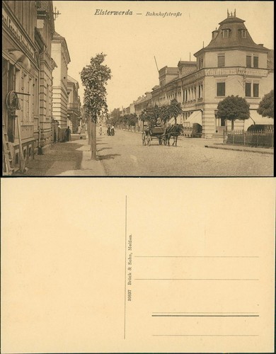 Ansichtskarte elsterwerda - ansichtskarte,
